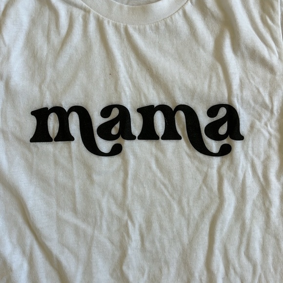 💘 WHITE TEE MAMA SHIRT - Picture 3 of 6